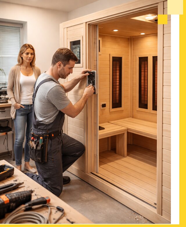 Инфракрасные сауны под ключ в Ростове продажа и установка