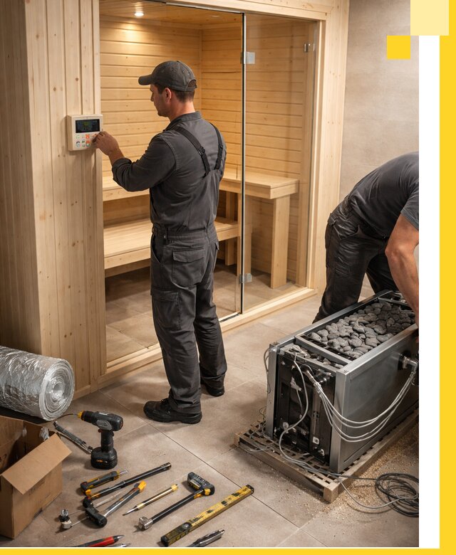 Поставка, установка и монтаж электрических саун в Ростове