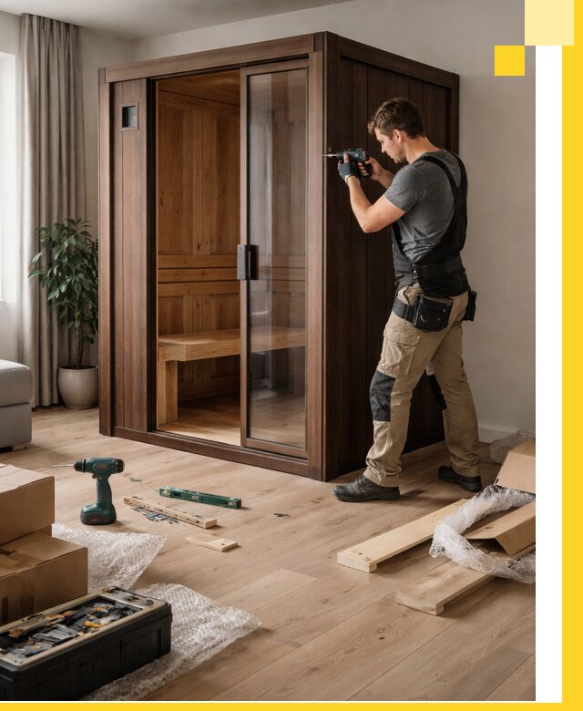 Установка и производство мини саун под ключ в Ростове