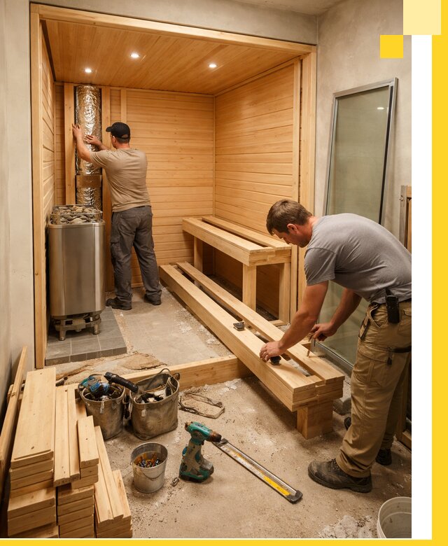 Проектирование и установка домашних саун под ключ в Ростове