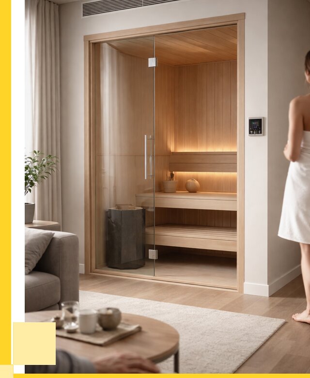 Сауна в квартире под ключ в Ростове от 123156 р. ЭриданРсв