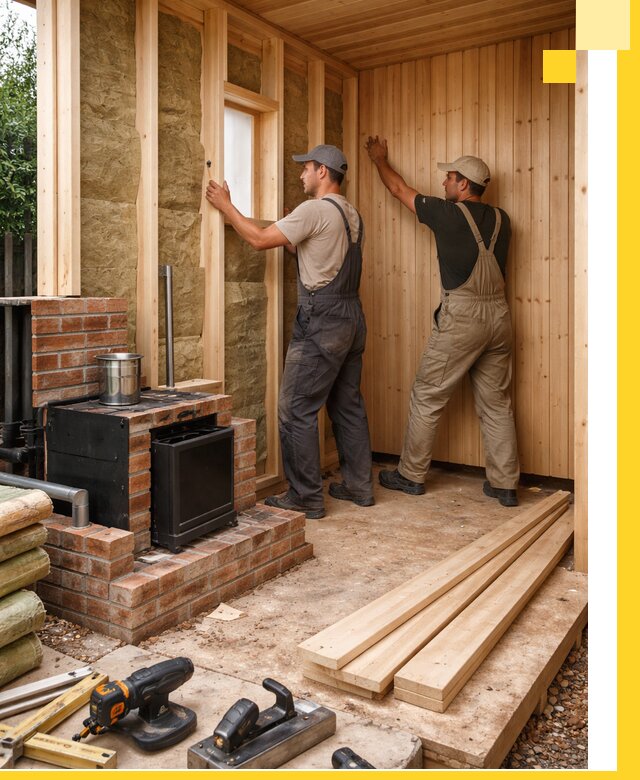 Строительство и установка дачных саун под ключ в Ростове