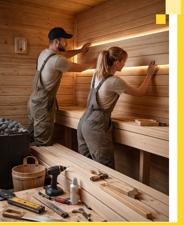 Дизайн саун и бань под ключ с индивидуальным проектом в Ростове