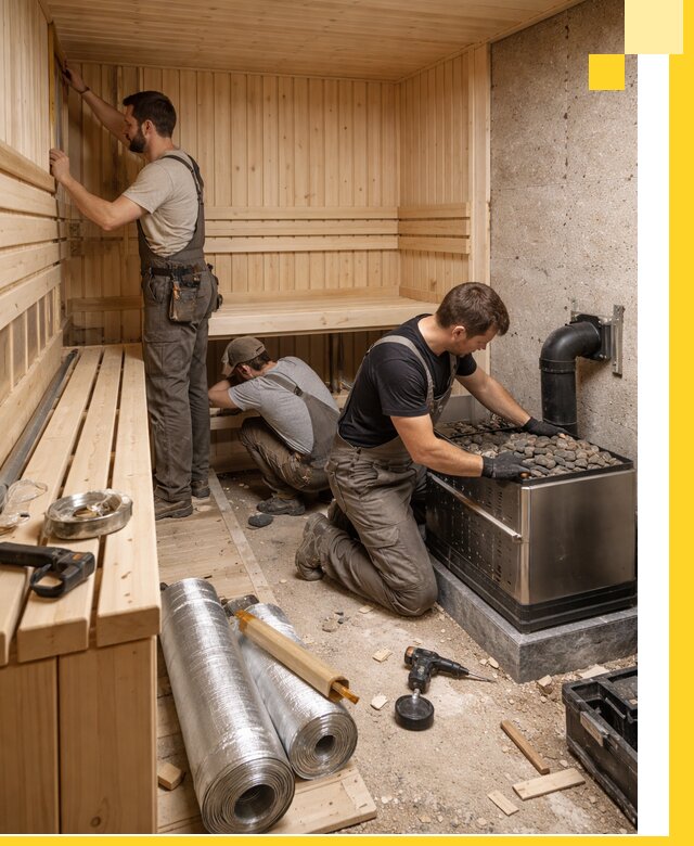 Индивидуальные сауны на заказ в Ростове под ключ, проект и монтаж