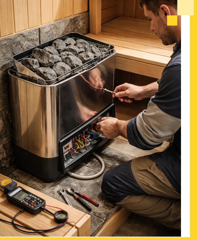 Продажа и установка электрокаменок для саун в Ростове