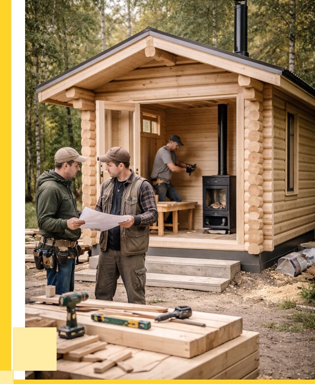 Монтаж бань под ключ в Ростове — от 205260 р. | ЭриданРсв