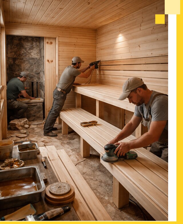 Профессиональная отделка бань в Ростове под ключ, с гарантией