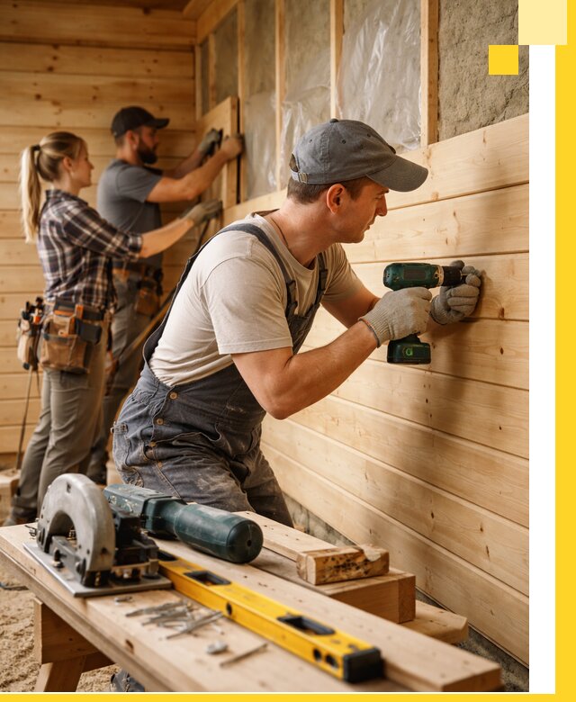 Обшивка бань под ключ в Ростове: отделка стен и потолков