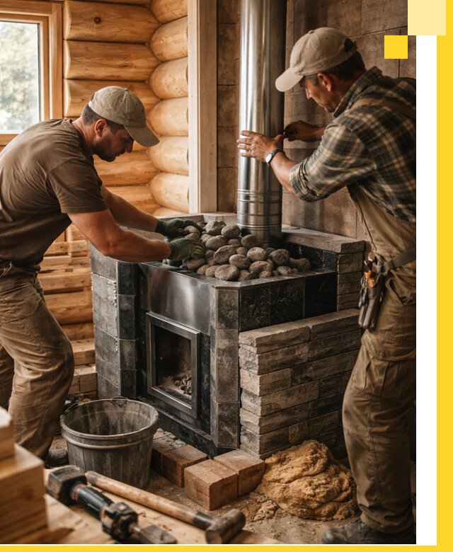 Строительство и отделка русских бань под ключ в Ростове