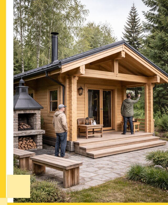 Деревянные бани под ключ в Ростове от 461835 р. | ЭриданРсв