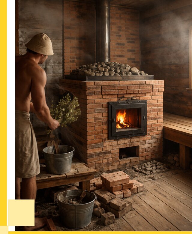Кирпичные банные печи в Ростове от 92367 р. | ЭриданРсв