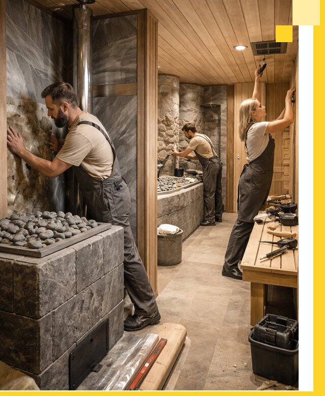 Строительство бань и SPA процедур в Ростове под ключ и отделкой