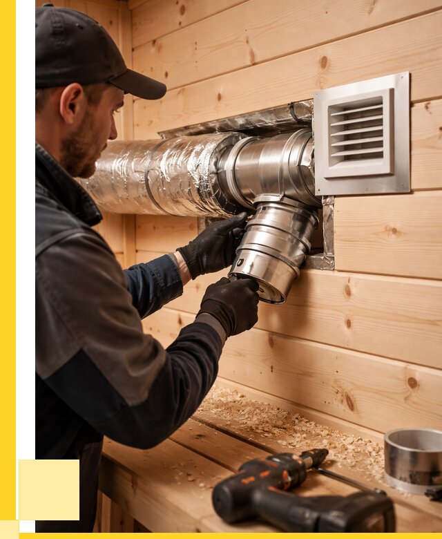 Монтаж вентиляции бани в Ростове от 12316 р. | ЭриданРсв