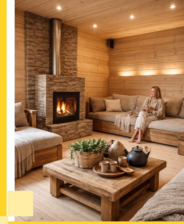 Проект бани с комнатой отдыха в Ростове от 35921 р. | ЭриданРсв