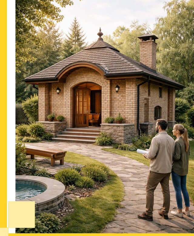 Проект кирпичной бани в Ростове от 30789 р. | ЭриданРсв