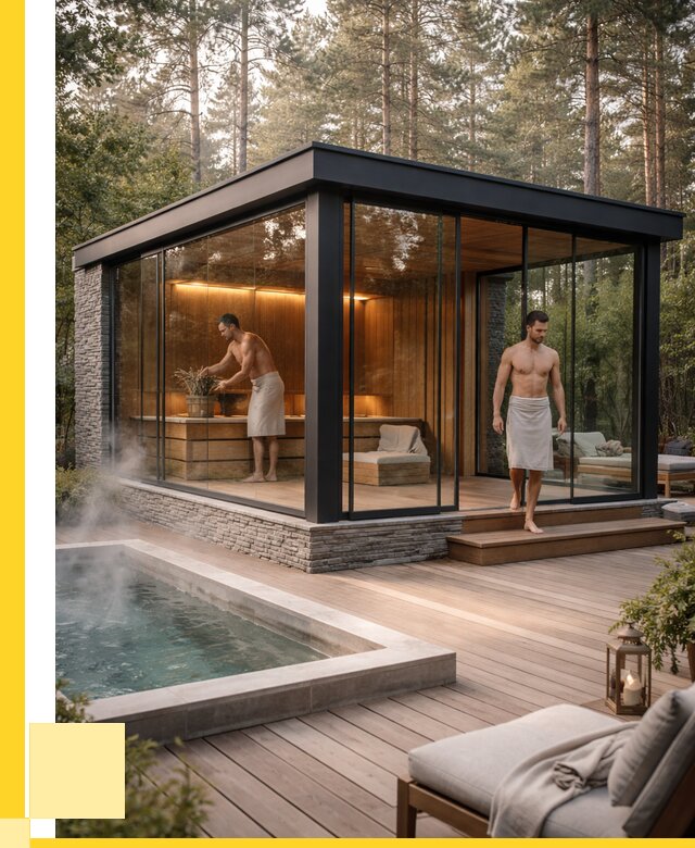 Стеклянные бани и двери в Ростове от 461835 р. | ЭриданРсв