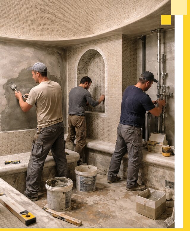 Профессиональный монтаж хамамов под ключ в Ростове с гарантией