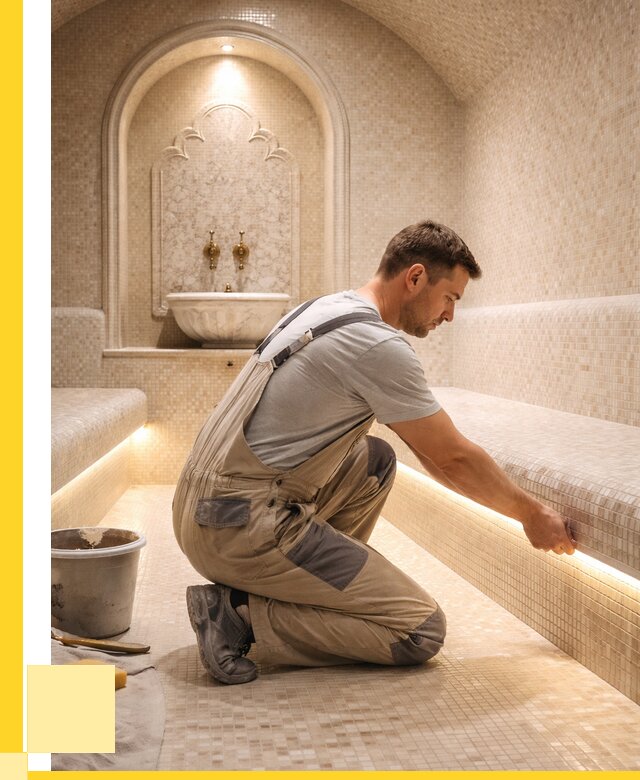 Отделка хамамов под ключ в Ростове от 5645 р. | ЭриданРсв