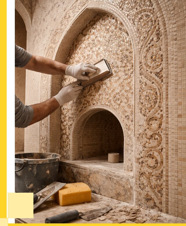 Мозаика для хамама в Ростове под ключ от 5132 р. | ЭриданРсв