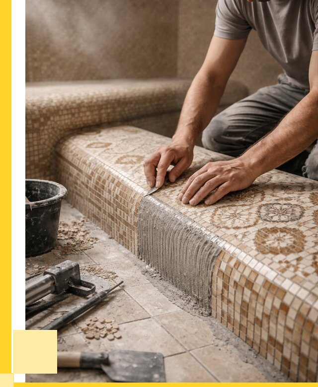 Плитка для хамама под ключ в Ростове от 3592 р. | ЭриданРсв