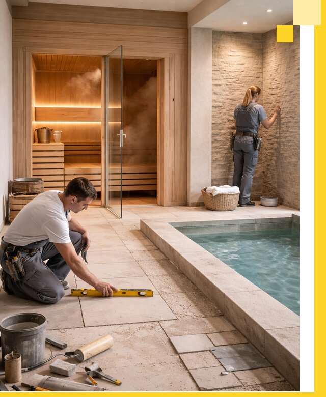 Комплексный дизайн и отделка интерьеров SPA под ключ в Ростове